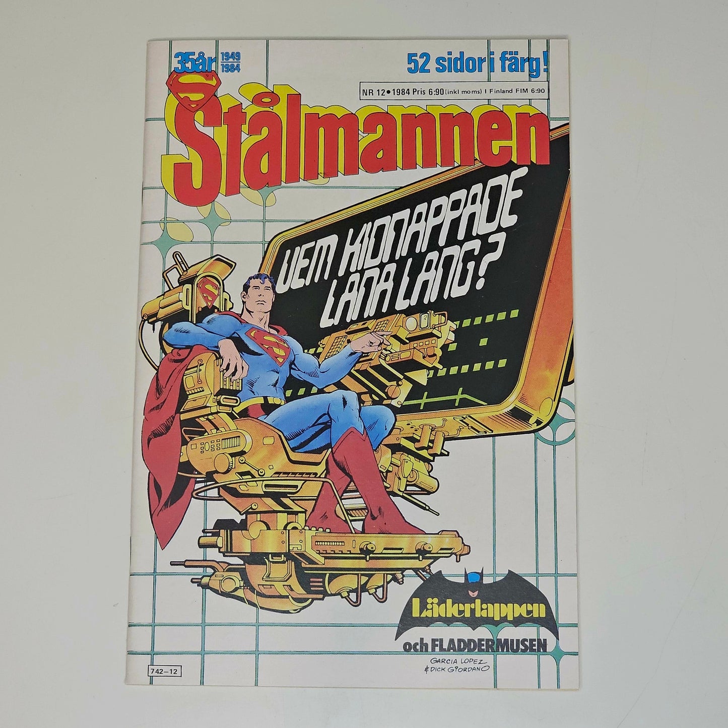 Stålmannen Nr 12 1984 #VF#