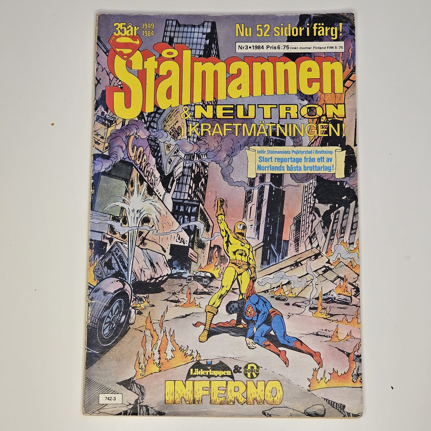 Stålmannen Nr 3 1984 #VG#