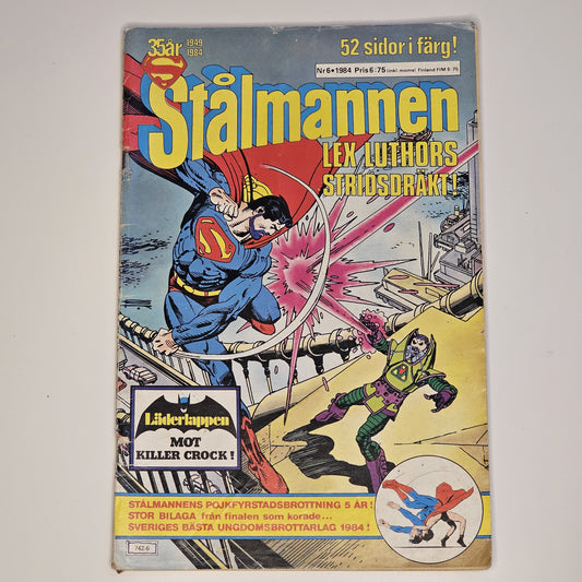 Stålmannen Nr 6 1984 #VG#