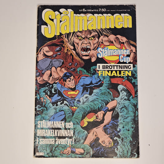 Stålmannen Nr 6 1985 #VG#