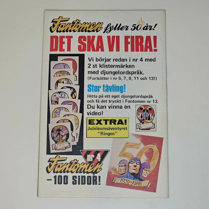Stålmannen Nr 3 1986 #VF# + Poster