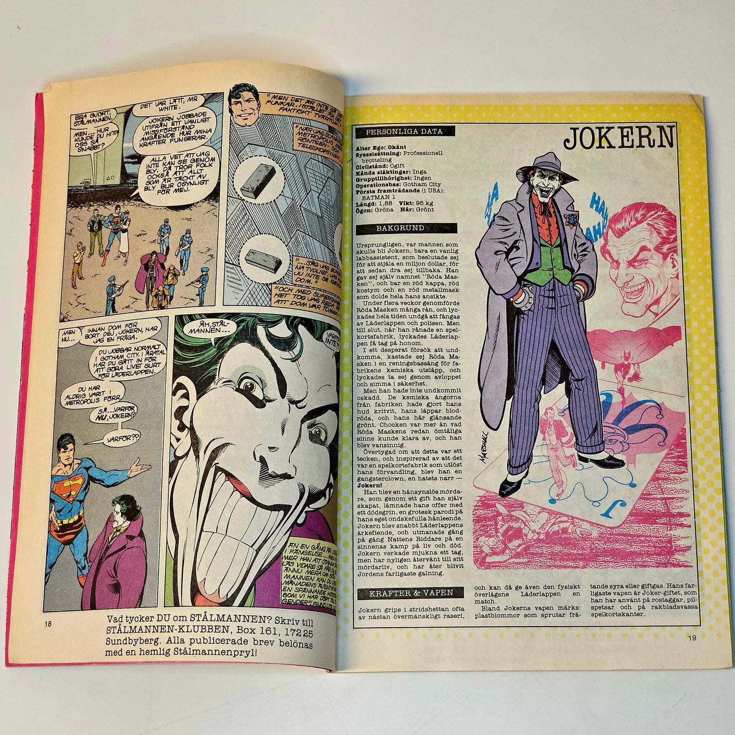 Stålmannen Nr 5 1988 #VG#