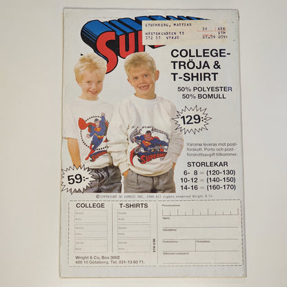 Stålmannen Nr 9 1988 #VF#