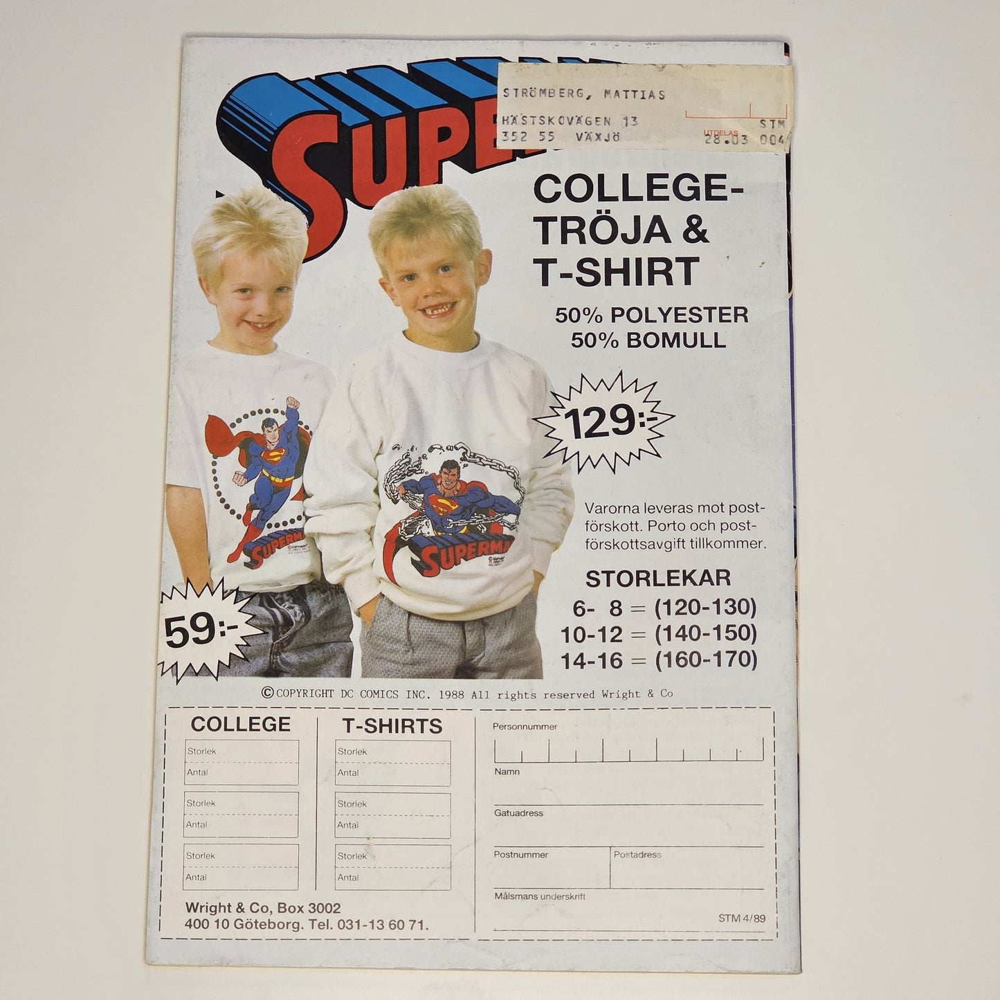 Stålmannen Nr 3 1989 #FN#