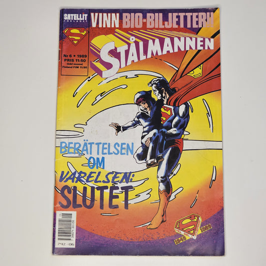 Stålmannen Nr 6 1989 #VG#
