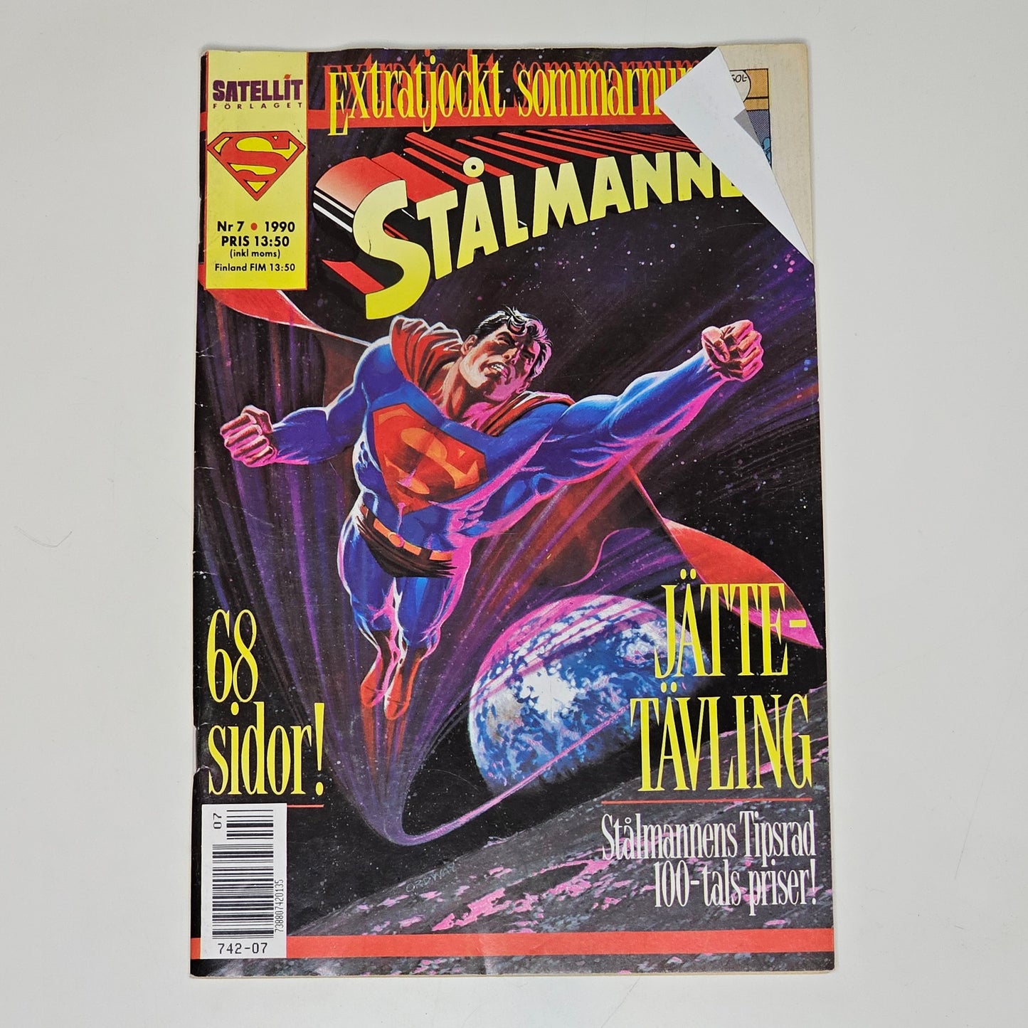 Stålmannen Nr 7 1990 #VG#