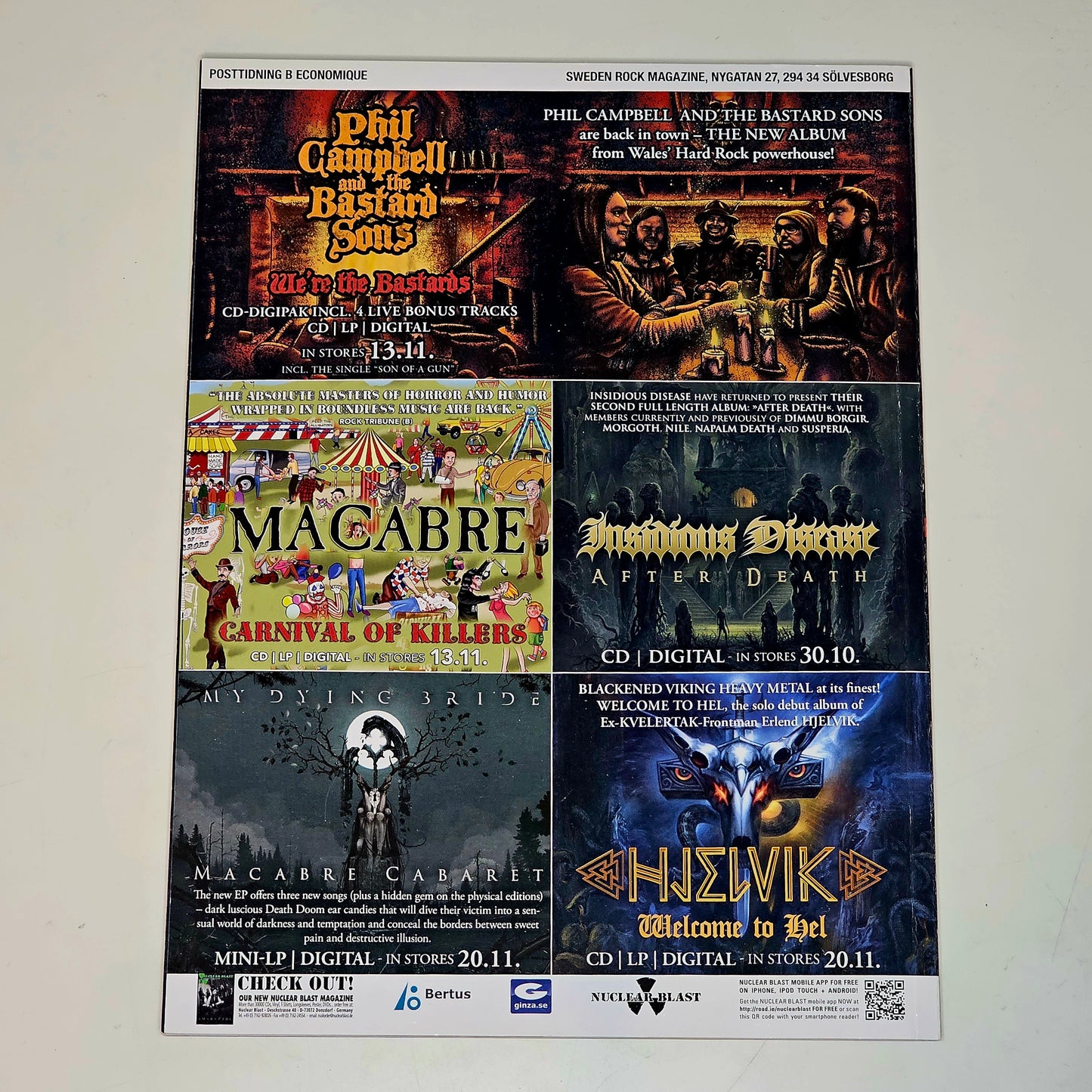 Sweden Rock Magazine Nr 10 2020 #FN#