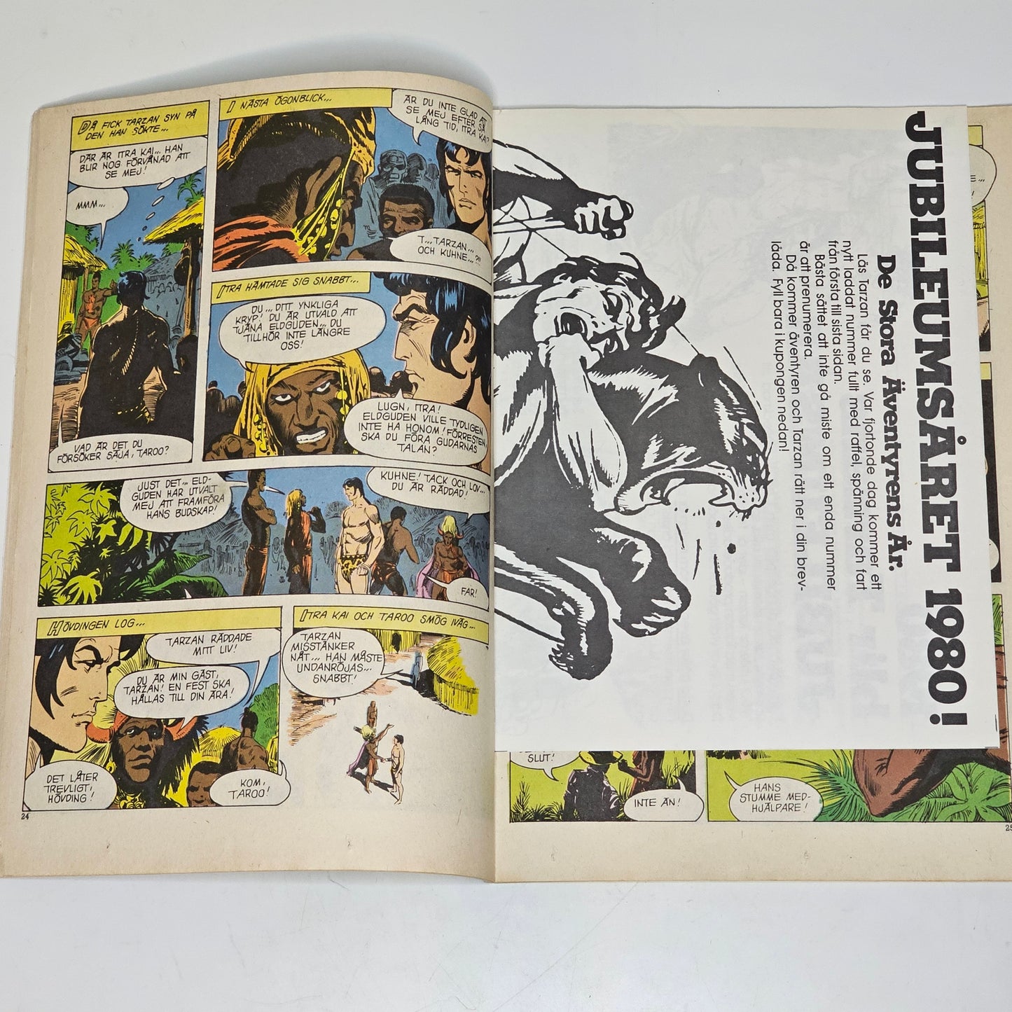 Tarzan Nr 25-26 #FN# 1979 + Prenumerationsbilaga