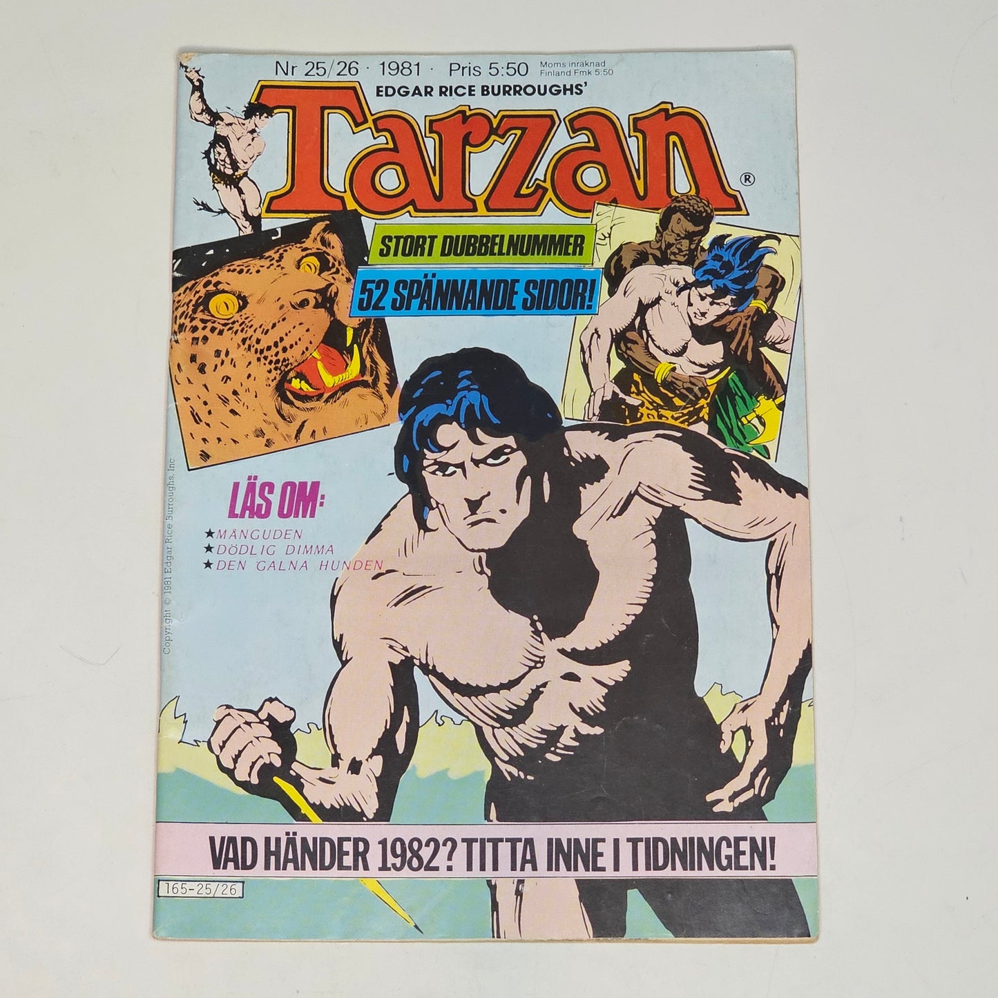 Tarzan Nr 25-26 1981 #FN# + Prenumerationsbilaga
