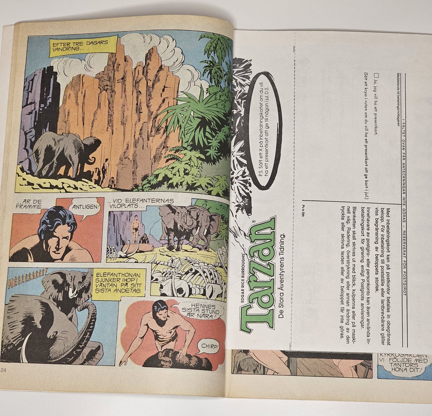 Tarzan Nr 12 1982 #FN# + Prenumerationsbilaga