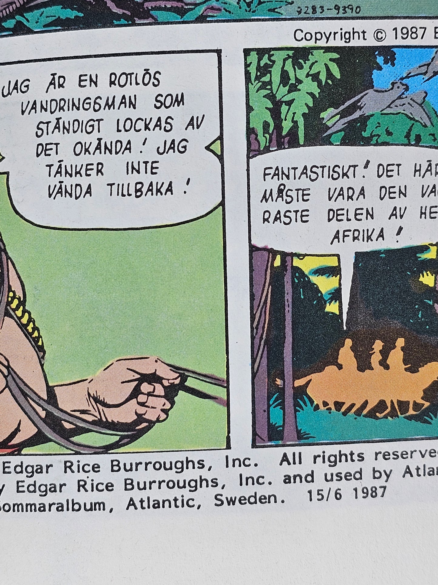 Tarzan Sommaralbum 1987 #FN#