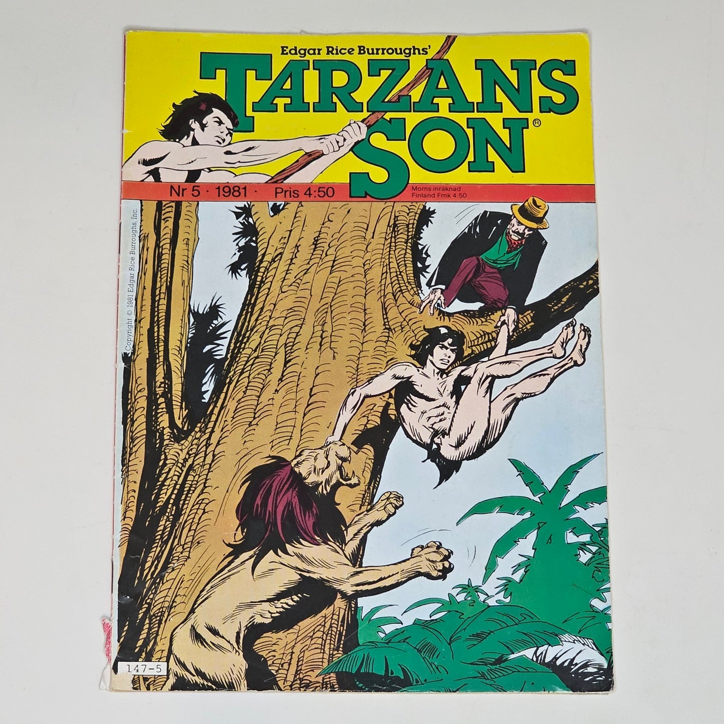 Tarzans Son Nr 5 1981 #VG#