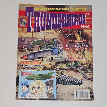 Thunderbirds Nr 35 1993 #VF# + Pussel (Brittisk)