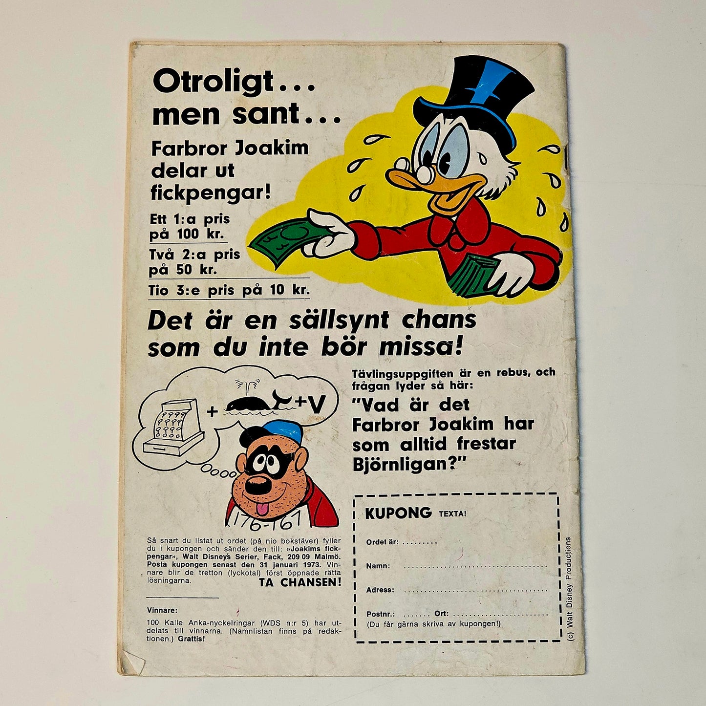 Walt Disney´s Serier Nr 1 1973 #FR#