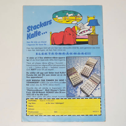 Walt Disney´s Serier Nr 11 1975 #VG#