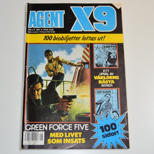 Agent X9 Nr 8 1987 #VG#