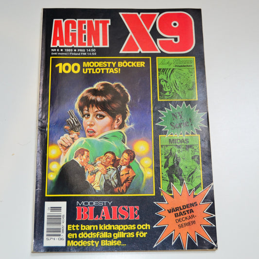 Agent X9 Nr 6 1989 #VG#
