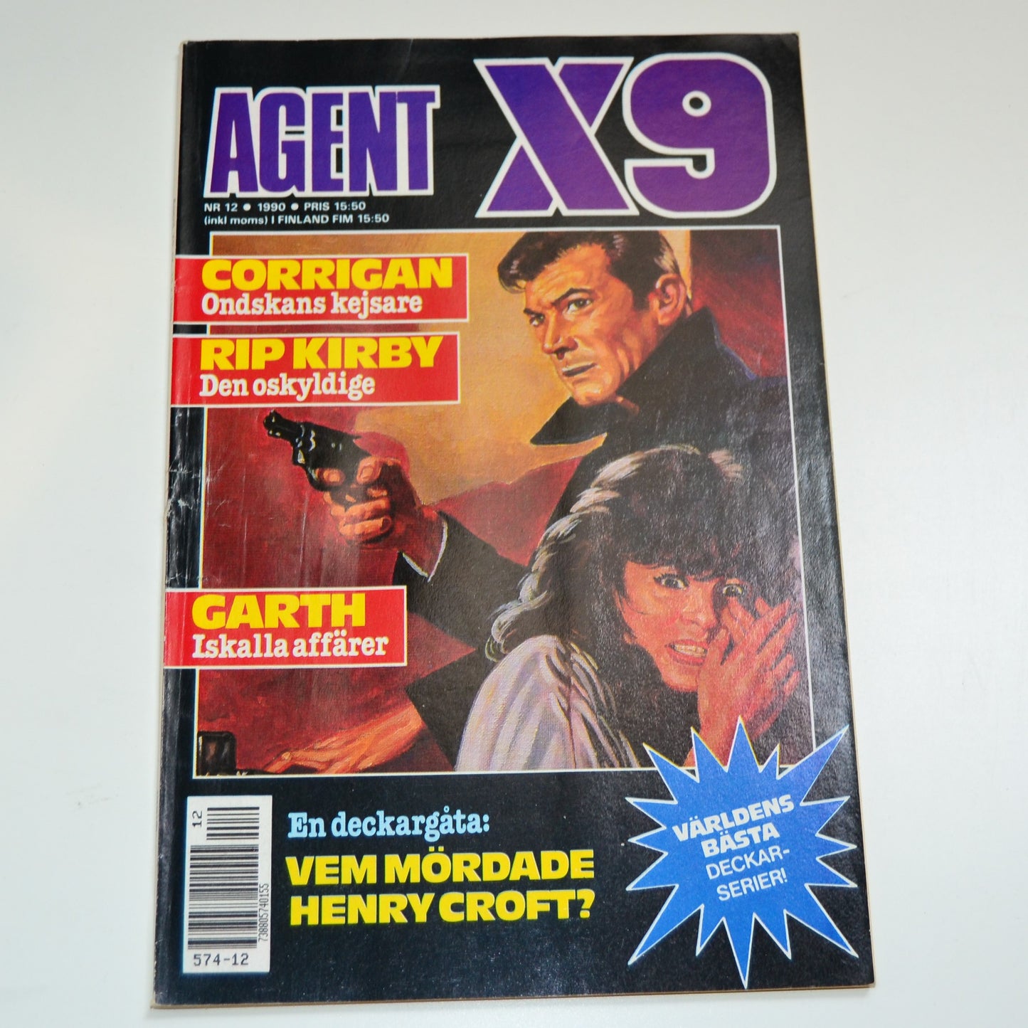 Agent X9 Nr 12 1990 #VG#