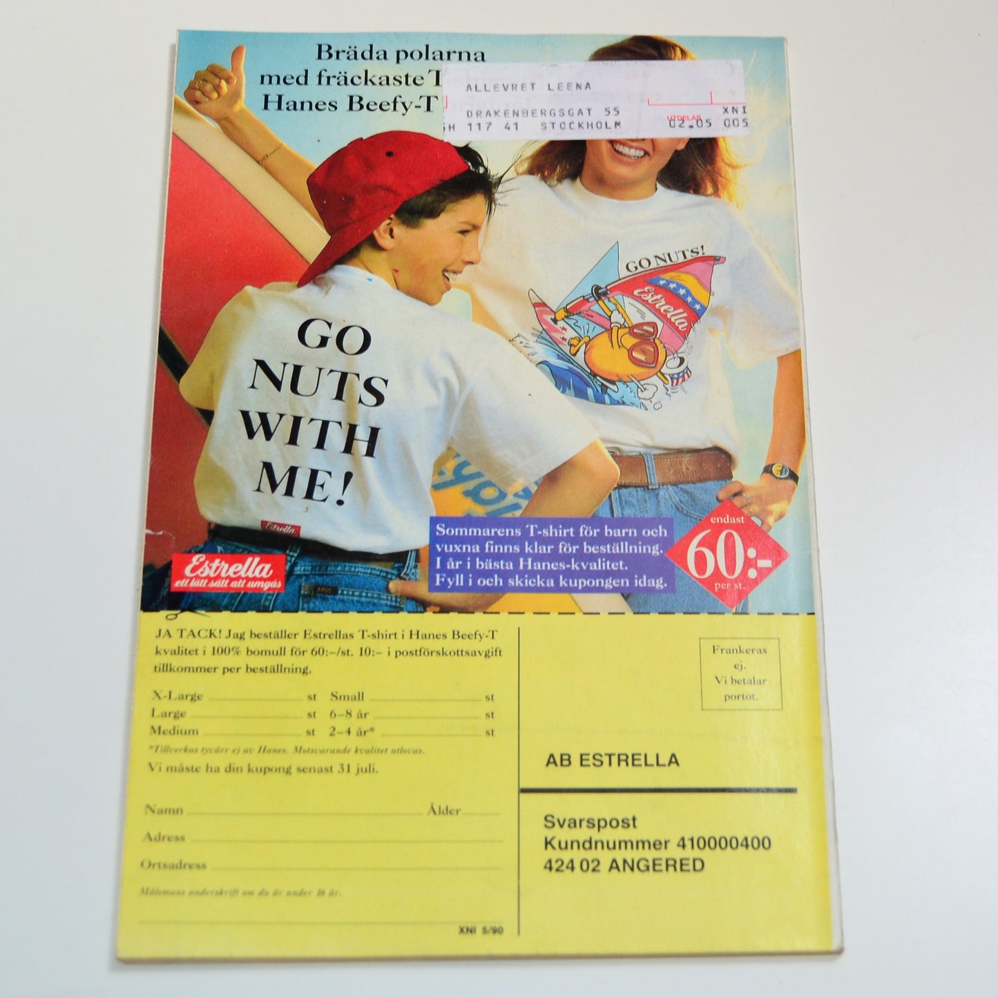 Agent X9 Nr 5 1990 #FN#