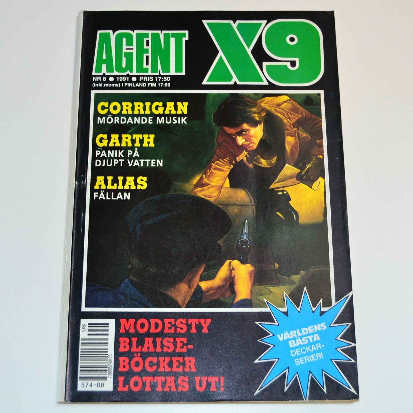 Agent X9 Nr 8 1991 #VG#