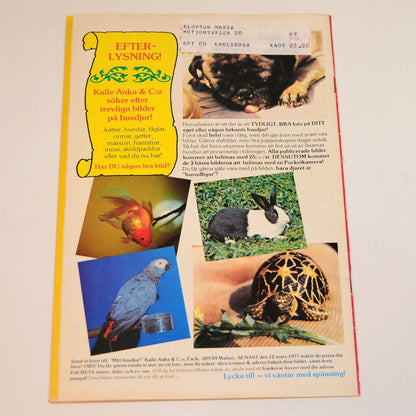 Kalle Anka & Co Nr 8 1977 #VG#