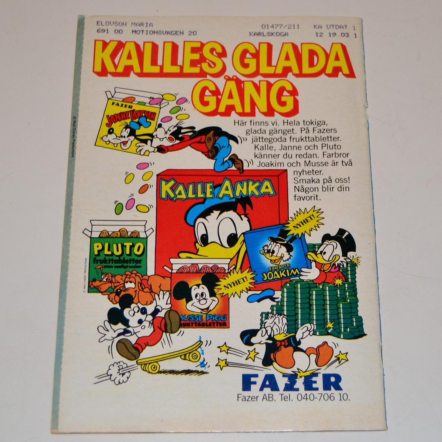 Kalle Anka & Co Nr 12 1979 #FR#