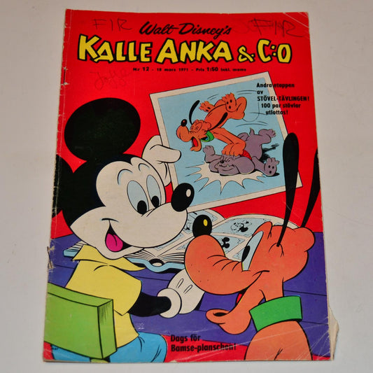 Kalle Anka & Co Nr 12 1971 #FR#