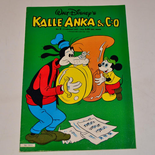 Kalle Anka & Co Nr 5 1977 #FN# + Bilaga
