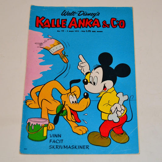 Kalle Anka & Co Nr 11 1972 #VG#