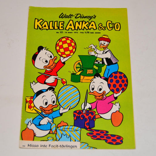 Kalle Anka & Co Nr 12 1972 #VG#
