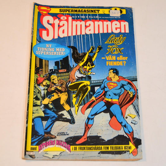 Stålmannen Nr 4 1982 #VG#