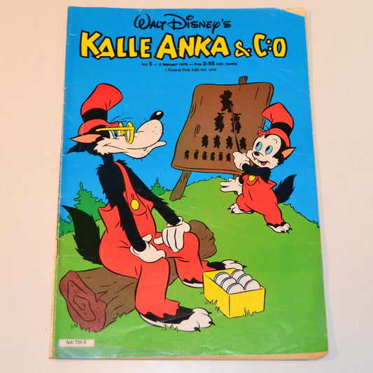 Kalle Anka & Co Nr 5 1978 #GD#