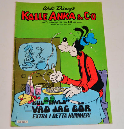 Donald Duck &amp; Co. No. 7 1975 #VG#