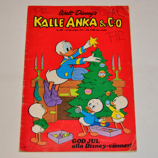 Donald Duck &amp; Co. No. 52 1971 #FR#