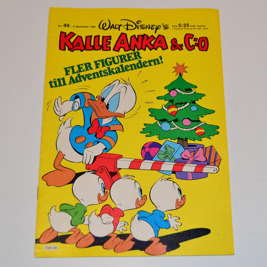 Kalle Anka & Co Nr 49 1981 #GD#