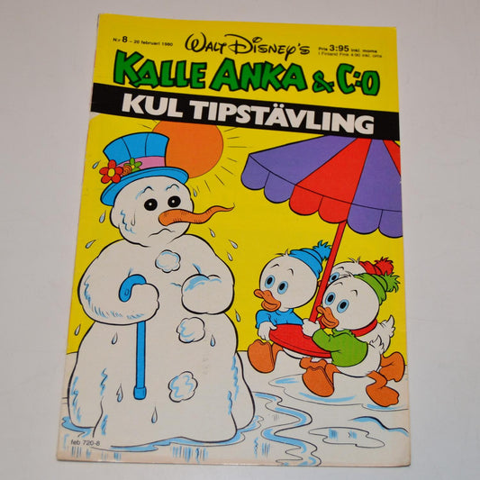 Kalle Anka & Co Nr 8 1980 #FN# + Bilaga