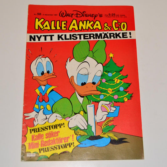 Donald Duck &amp; Co. No. 50 1981 #GD#