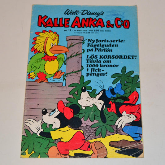 Kalle Anka & Co Nr 12 1973 #FR# + Bilaga