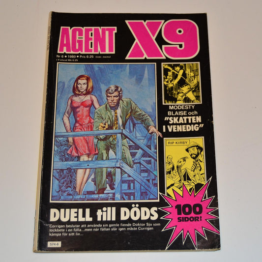 Agent X9 Nr 6 1980 #VG#
