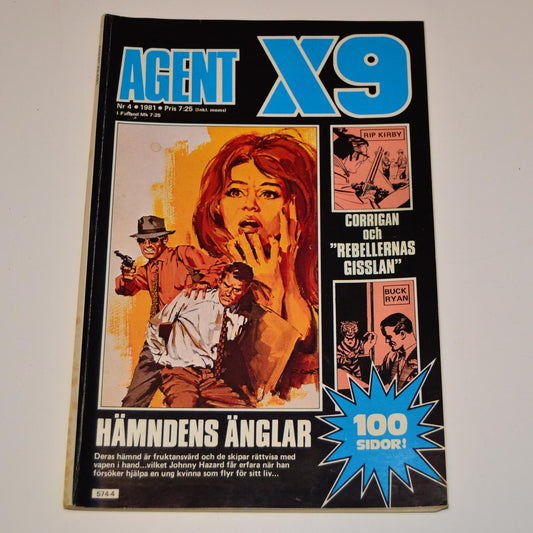 Agent X9 Nr 4 1981 #VG#