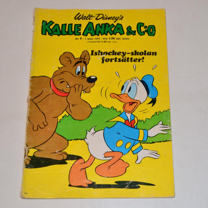 Kalle Anka & Co Nr 9 1973 #FR# + Bilaga