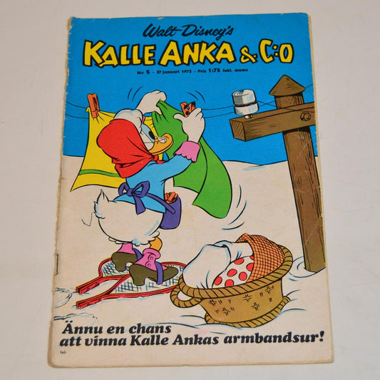 Kalle Anka & Co Nr 5 1972 #FR#