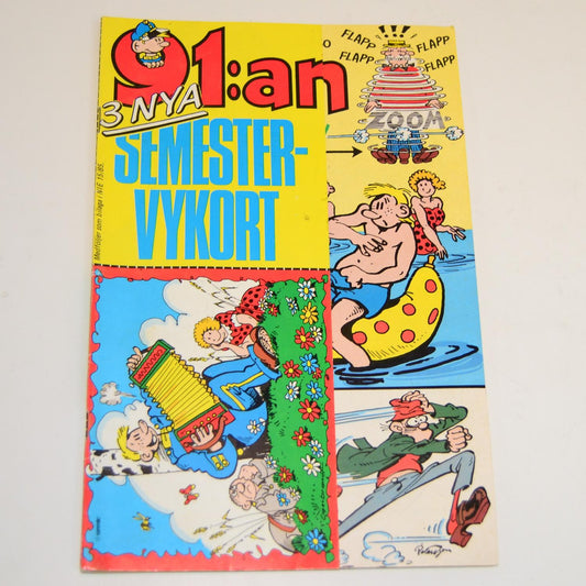 91:an Nr 15 1985 #FN# + Bilaga (Vykort)