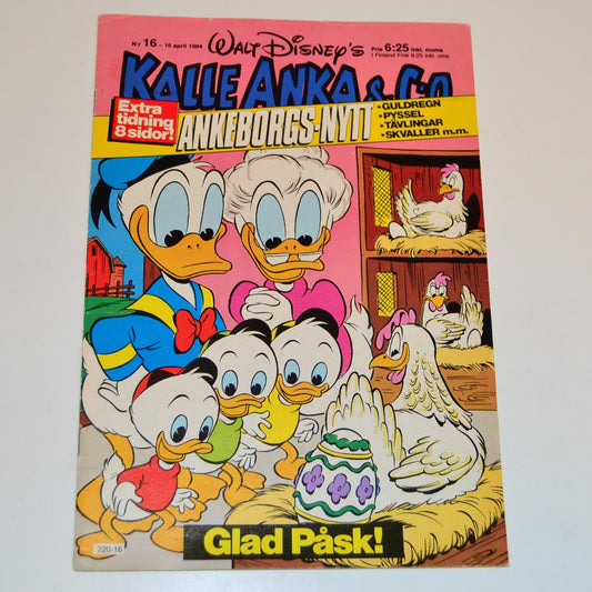 Donald Duck &amp; Co No. 16 1984 #FN# + Appendix (Ankeborgs news)