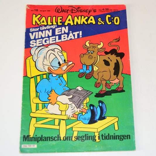 Kalle Anka &amp; Co 1980 No. 18 #GD# + Appendix (Nostalgic Gothic + Sailing School)