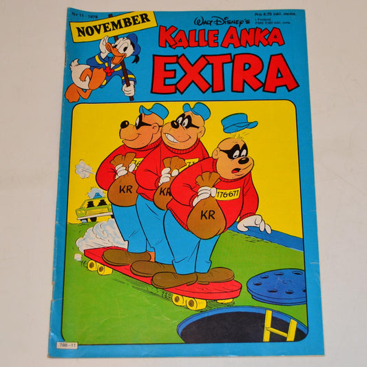 Kalle Anka Extra Nr 11 1978 #FN# + Bilaga