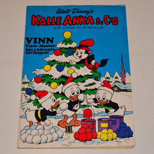 Donald Duck &amp; Co. No. 51 1971 #FR#