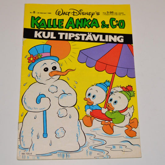 Kalle Anka & Co Nr 8 1980 #VG#
