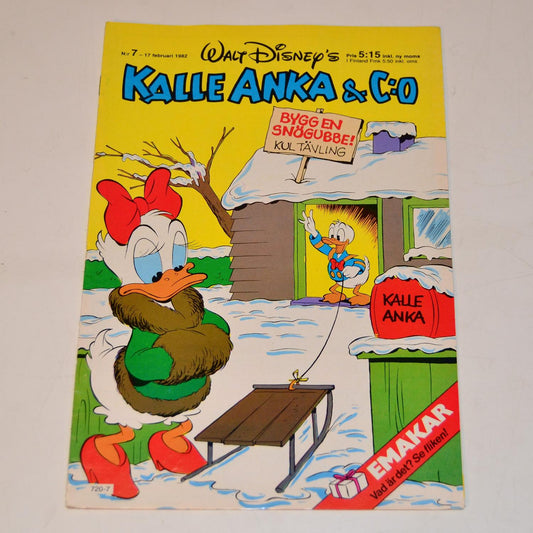Kalle Anka & Co Nr 7 1982 #VF#