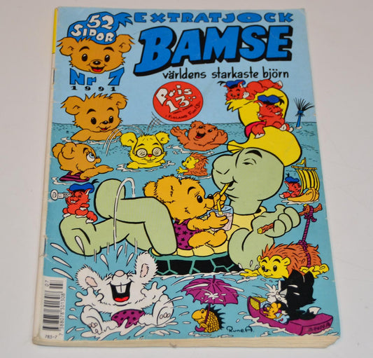 Bamse Nr 7 1991 #VG#